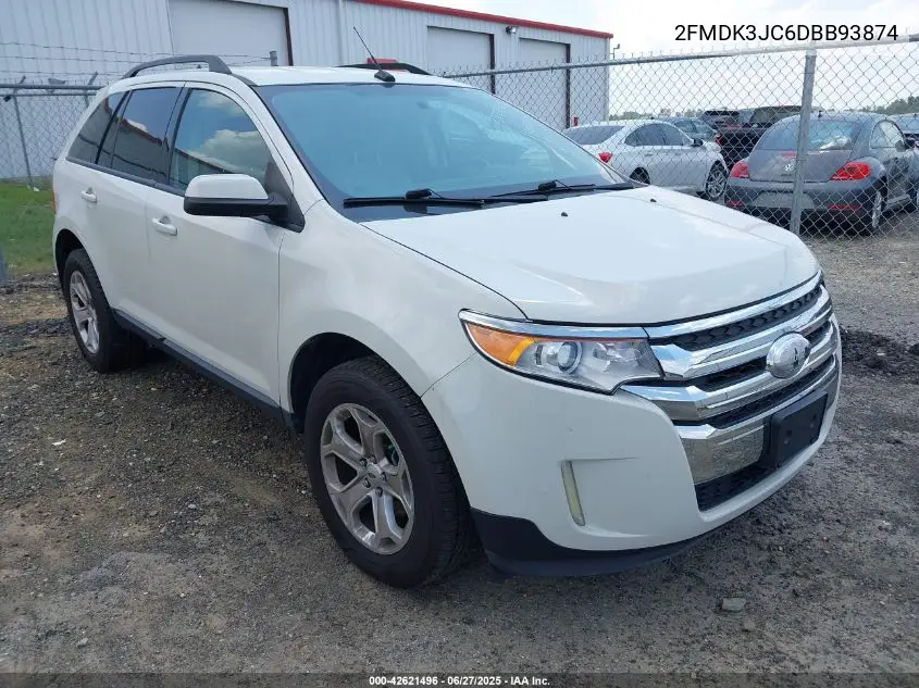 2013 Ford Edge Sel VIN: 2FMDK3JC6DBB93874 Lot: 42621496