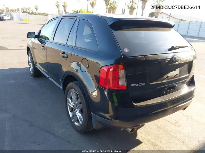 2013 Ford Edge Sel VIN: 2FMDK3JC7DBE26614 Lot: 42625033