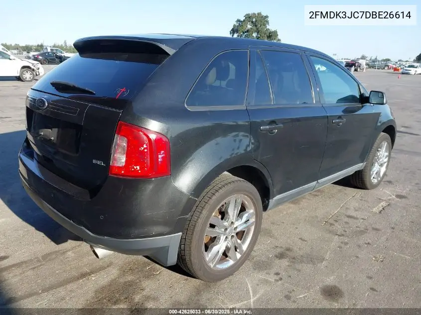 2013 Ford Edge Sel VIN: 2FMDK3JC7DBE26614 Lot: 42625033
