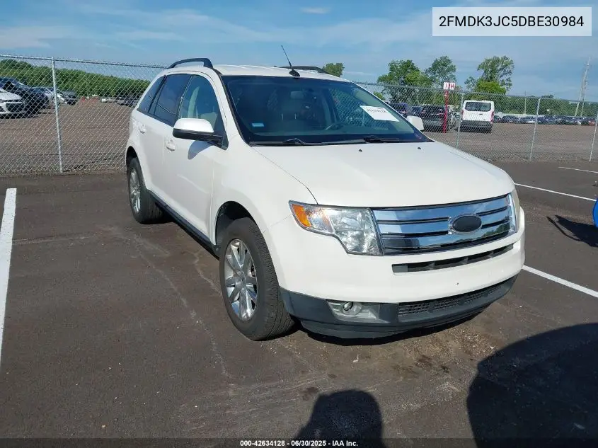 2013 Ford Edge Sel VIN: 2FMDK3JC5DBE30984 Lot: 42634128