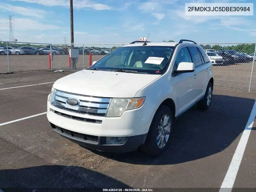 2013 Ford Edge Sel VIN: 2FMDK3JC5DBE30984 Lot: 42634128