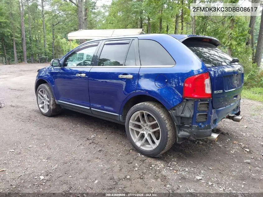 2013 Ford Edge Limited VIN: 2FMDK3KC3DBB08617 Lot: 42699696