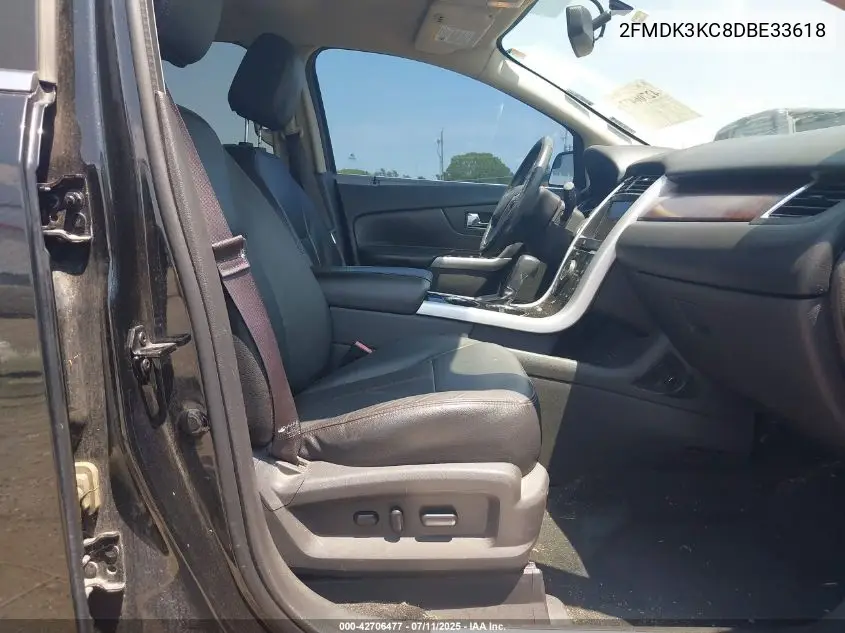 2013 Ford Edge Limited VIN: 2FMDK3KC8DBE33618 Lot: 42706477