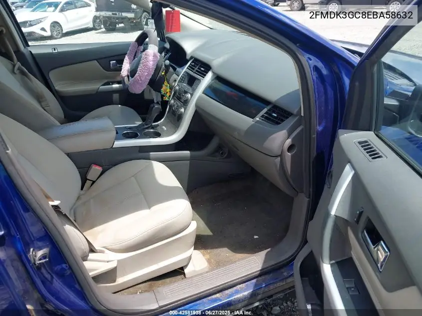 2014 Ford Edge Se VIN: 2FMDK3GC8EBA58632 Lot: 42581938