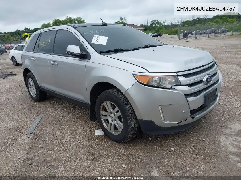 2014 Ford Edge Sel VIN: 2FMDK4JC2EBA04757 Lot: 42588085