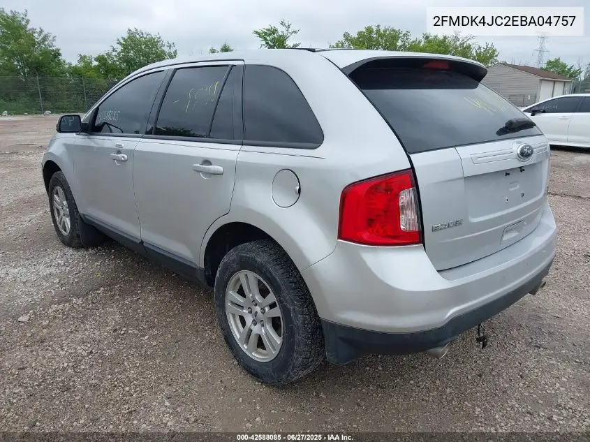 2014 Ford Edge Sel VIN: 2FMDK4JC2EBA04757 Lot: 42588085