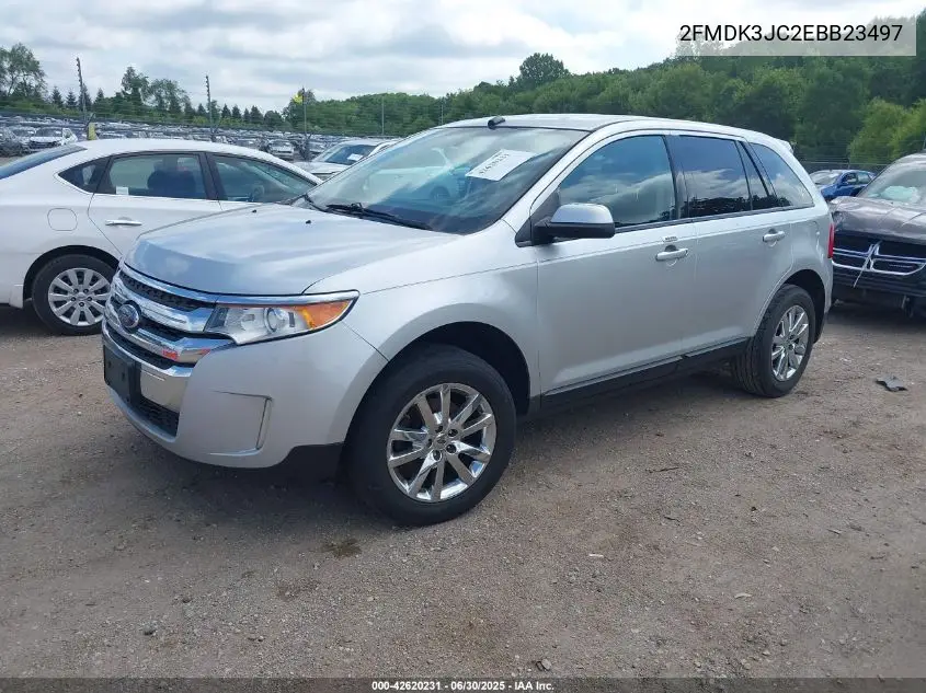 2014 Ford Edge Sel VIN: 2FMDK3JC2EBB23497 Lot: 42620231