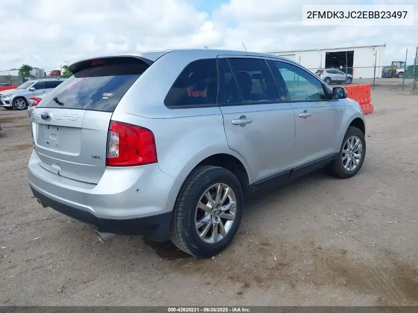 2014 Ford Edge Sel VIN: 2FMDK3JC2EBB23497 Lot: 42620231