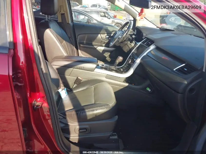 2014 Ford Edge Sport VIN: 2FMDK3AK0EBA29609 Lot: 42622949