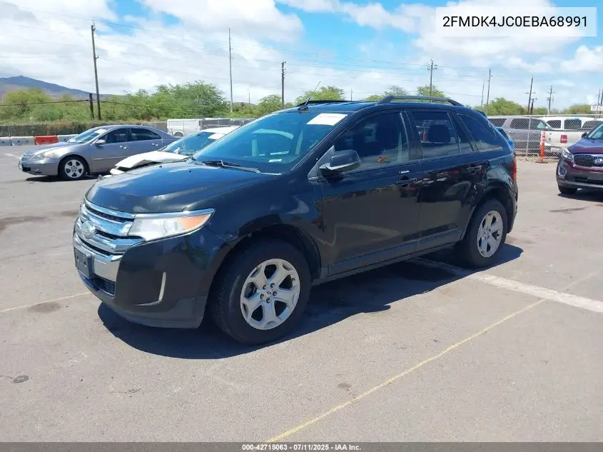 2014 Ford Edge Sel VIN: 2FMDK4JC0EBA68991 Lot: 42715063