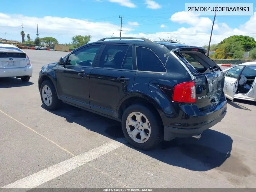 2014 Ford Edge Sel VIN: 2FMDK4JC0EBA68991 Lot: 42715063