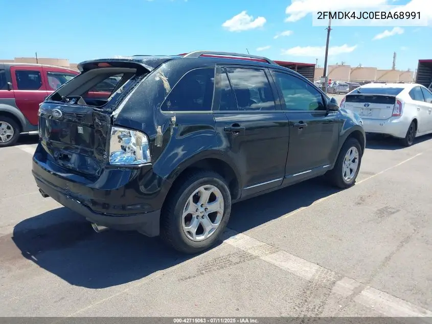 2014 Ford Edge Sel VIN: 2FMDK4JC0EBA68991 Lot: 42715063