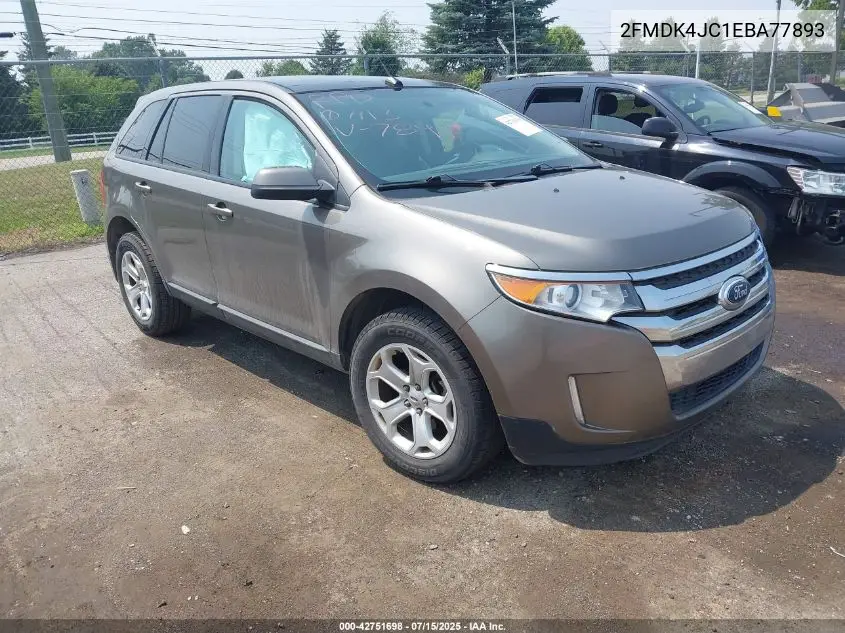 2014 Ford Edge Sel VIN: 2FMDK4JC1EBA77893 Lot: 42751698