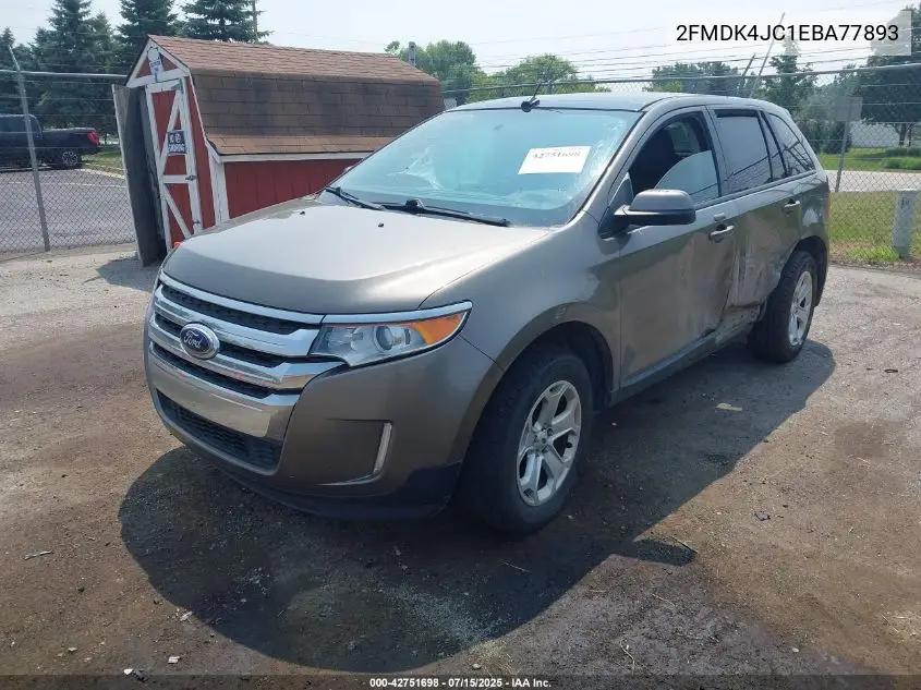 2014 Ford Edge Sel VIN: 2FMDK4JC1EBA77893 Lot: 42751698