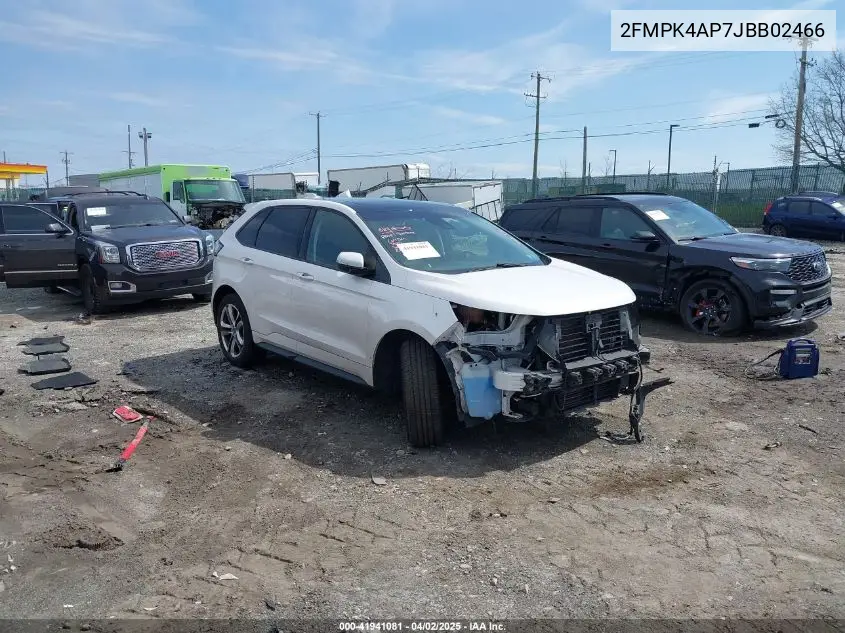 2018 Ford Edge Sport VIN: 2FMPK4AP7JBB02466 Lot: 41941081