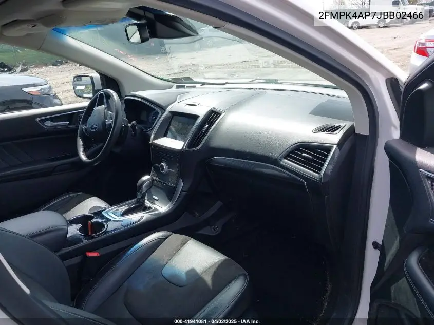 2018 Ford Edge Sport VIN: 2FMPK4AP7JBB02466 Lot: 41941081