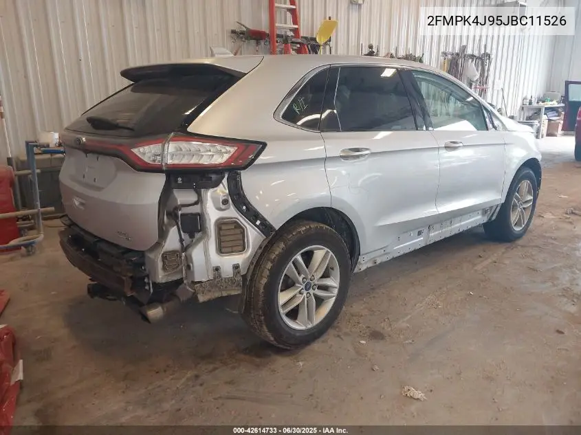 2018 Ford Edge Sel VIN: 2FMPK4J95JBC11526 Lot: 42614733