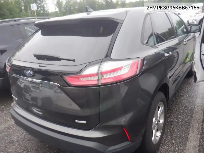 2019 Ford Edge Se VIN: 2FMPK3G96KBB57155 Lot: 42628596