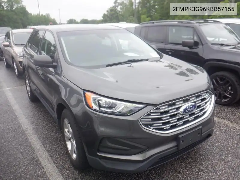 2019 Ford Edge Se VIN: 2FMPK3G96KBB57155 Lot: 42628596