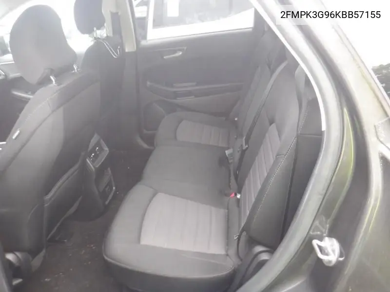 2019 Ford Edge Se VIN: 2FMPK3G96KBB57155 Lot: 42628596