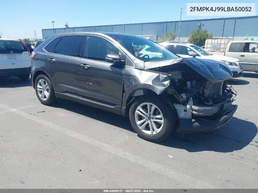 2020 Ford Edge Sel VIN: 2FMPK4J99LBA50052 Lot: 42609127