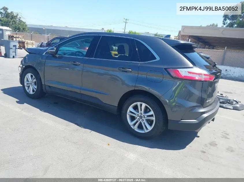 2020 Ford Edge Sel VIN: 2FMPK4J99LBA50052 Lot: 42609127