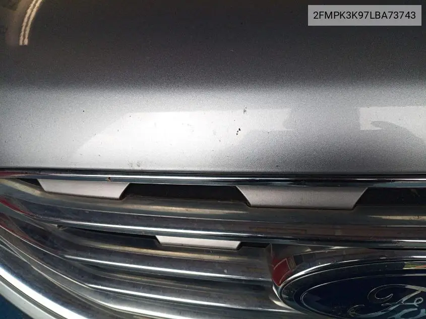2020 Ford Edge Titanium VIN: 2FMPK3K97LBA73743 Lot: 42624964