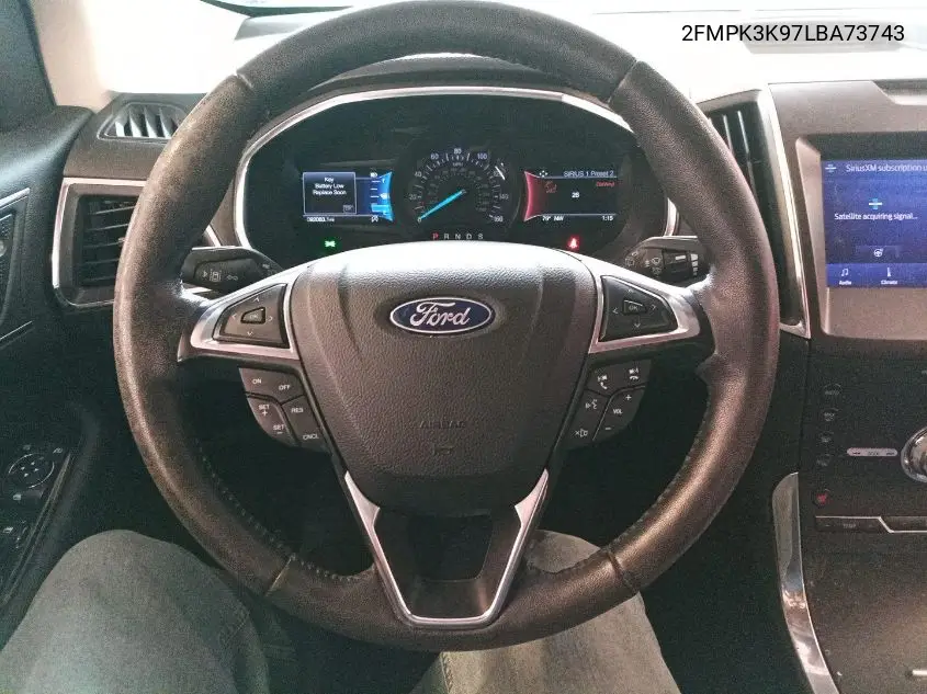 2020 Ford Edge Titanium VIN: 2FMPK3K97LBA73743 Lot: 42624964