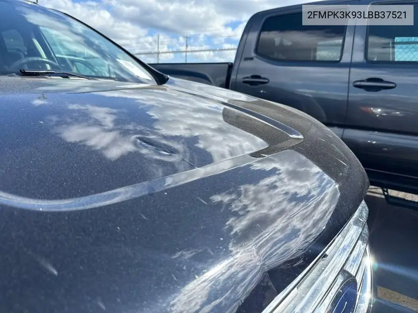 2020 Ford Edge Titanium VIN: 2FMPK3K93LBB37521 Lot: 42631302