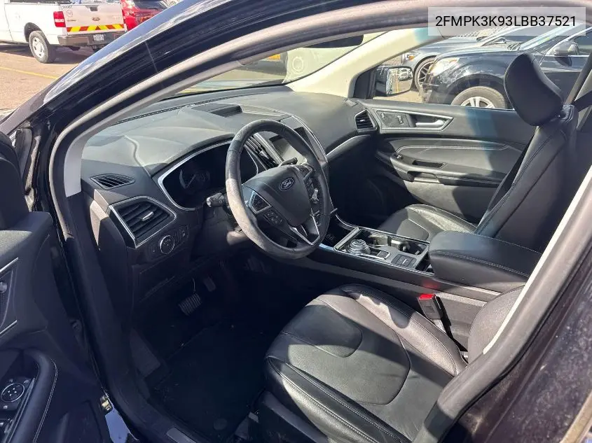 2020 Ford Edge Titanium VIN: 2FMPK3K93LBB37521 Lot: 42631302
