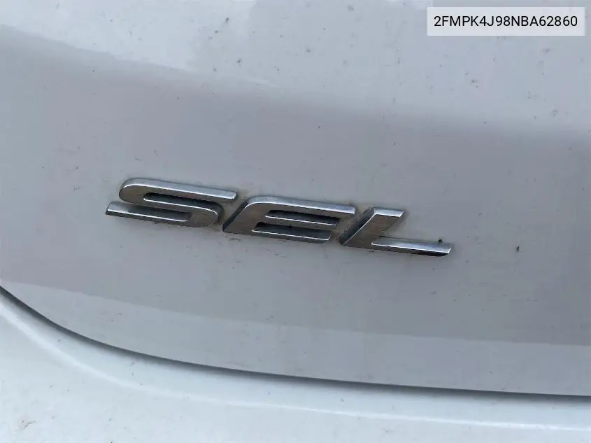 2022 Ford Edge Sel VIN: 2FMPK4J98NBA62860 Lot: 42268600