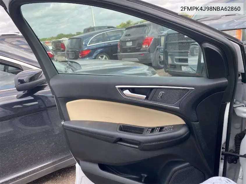 2022 Ford Edge Sel VIN: 2FMPK4J98NBA62860 Lot: 42268600