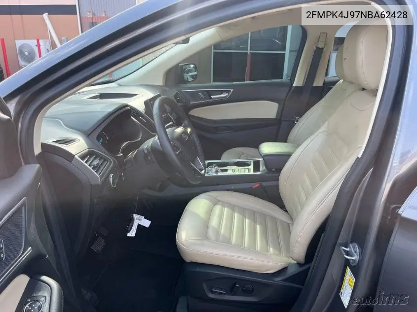 2022 Ford Edge Sel VIN: 2FMPK4J97NBA62428 Lot: 42273195