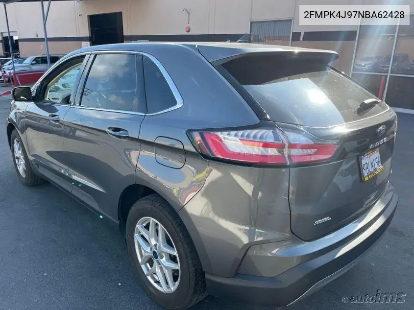 2022 Ford Edge Sel VIN: 2FMPK4J97NBA62428 Lot: 42273195