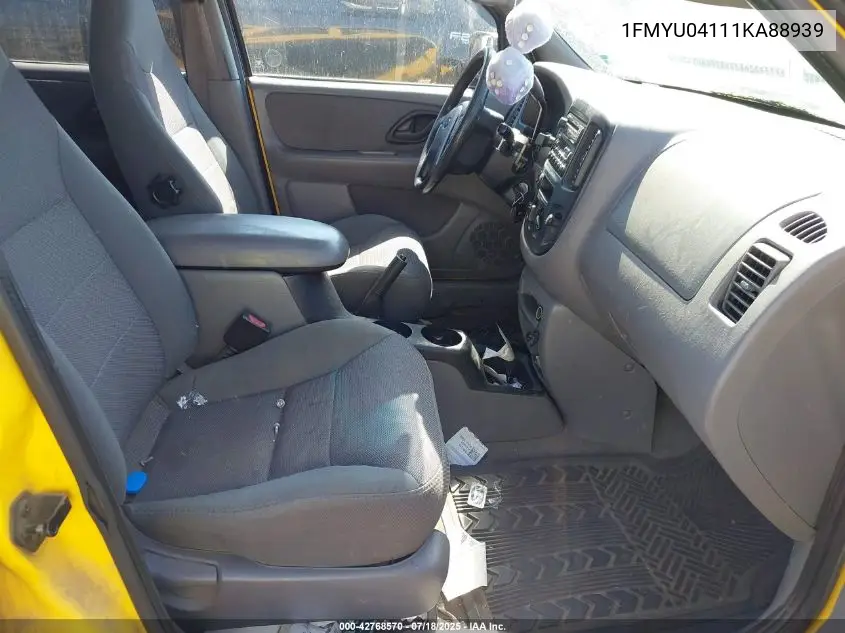 2001 Ford Escape Xlt VIN: 1FMYU04111KA88939 Lot: 42768570