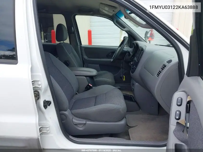 2002 Ford Escape Xlt/Xlt Choice 2 VIN: 1FMYU03122KA63888 Lot: 42787558