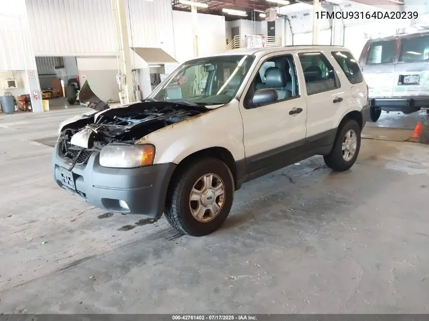 2004 Ford Escape Xlt VIN: 1FMCU93164DA20239 Lot: 42761402