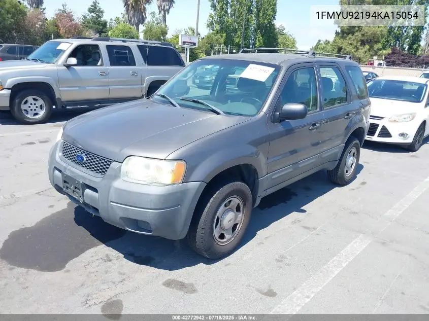 2004 Ford Escape Xls VIN: 1FMYU92194KA15054 Lot: 42772942