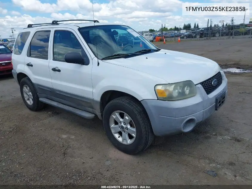 2005 Ford Escape Xlt VIN: 1FMYU03Z55KE23858 Lot: 42249276