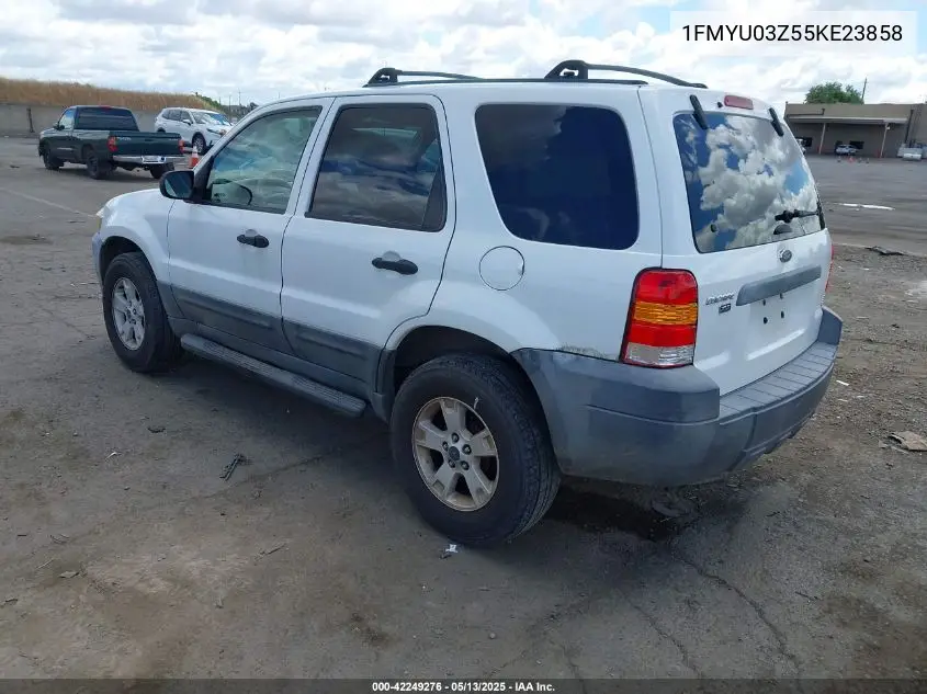 2005 Ford Escape Xlt VIN: 1FMYU03Z55KE23858 Lot: 42249276