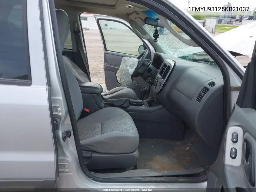2005 Ford Escape Xlt VIN: 1FMYU93125KB21037 Lot: 42256389