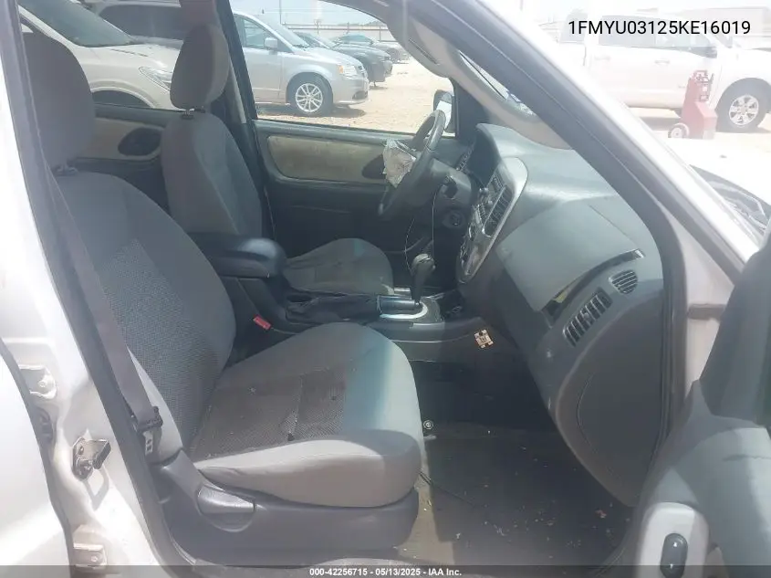 2005 Ford Escape Xlt VIN: 1FMYU03125KE16019 Lot: 42256715