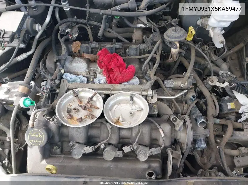 2005 Ford Escape Xlt VIN: 1FMYU931X5KA69477 Lot: 42576724