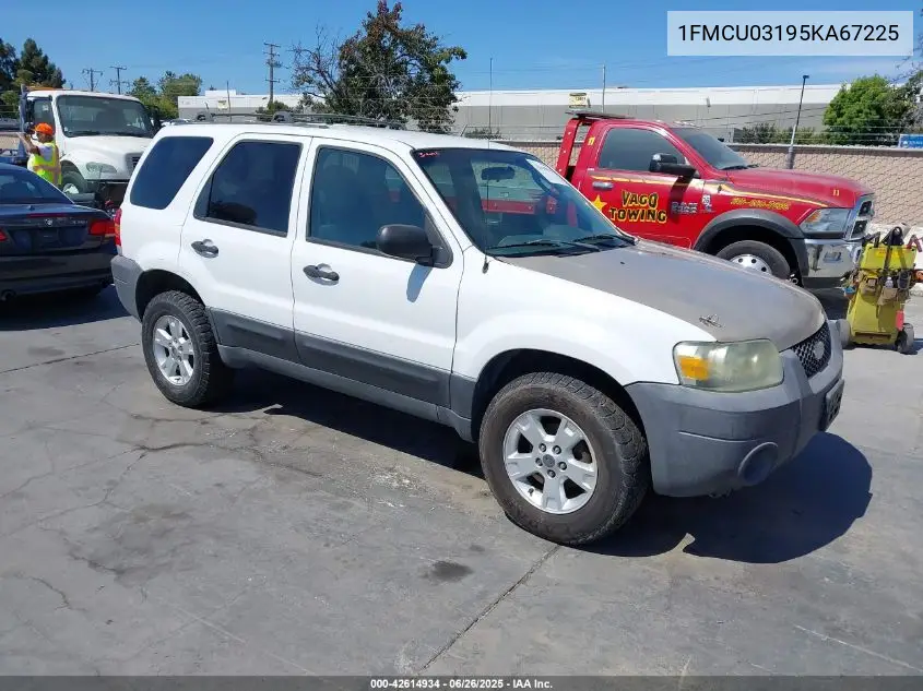 2005 Ford Escape Xlt VIN: 1FMCU03195KA67225 Lot: 42614934