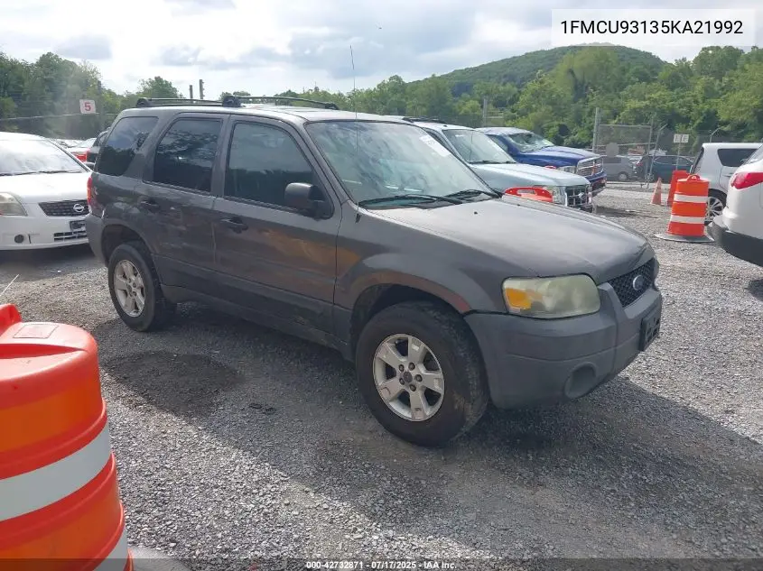 2005 Ford Escape Xlt VIN: 1FMCU93135KA21992 Lot: 42732871