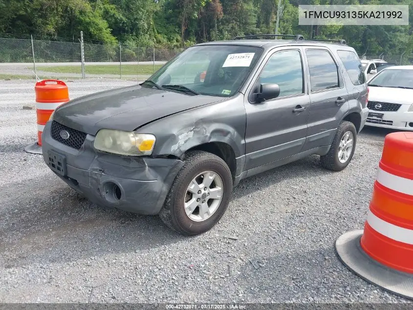 2005 Ford Escape Xlt VIN: 1FMCU93135KA21992 Lot: 42732871