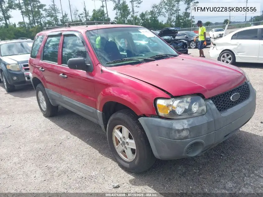 2005 Ford Escape Xls VIN: 1FMYU02Z85KB05556 Lot: 42744846