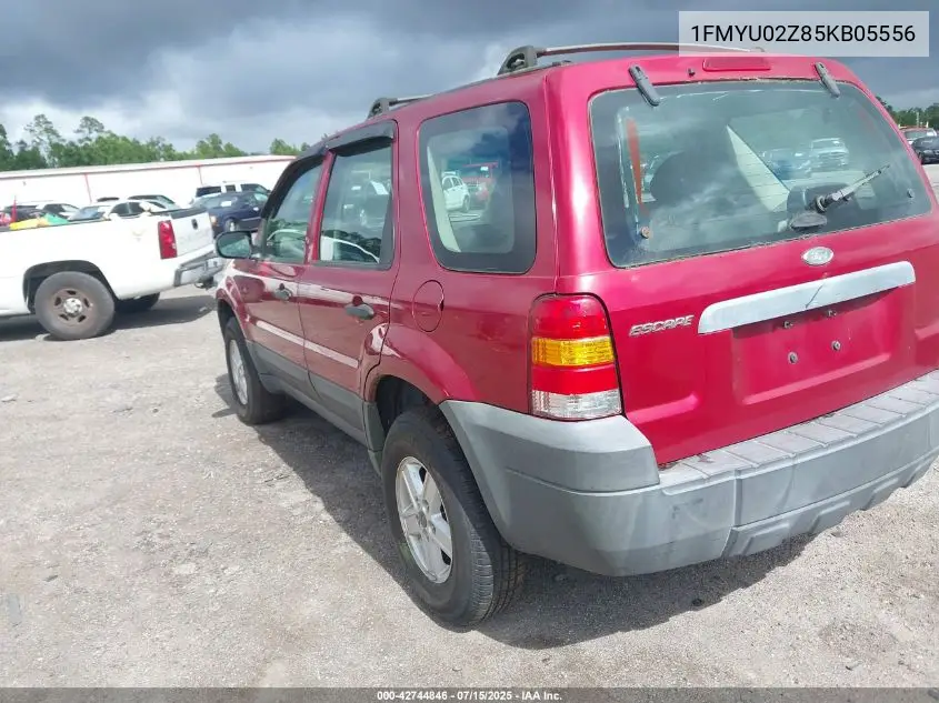 2005 Ford Escape Xls VIN: 1FMYU02Z85KB05556 Lot: 42744846