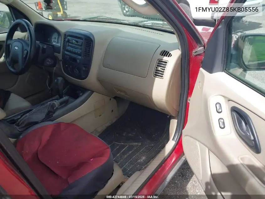 2005 Ford Escape Xls VIN: 1FMYU02Z85KB05556 Lot: 42744846