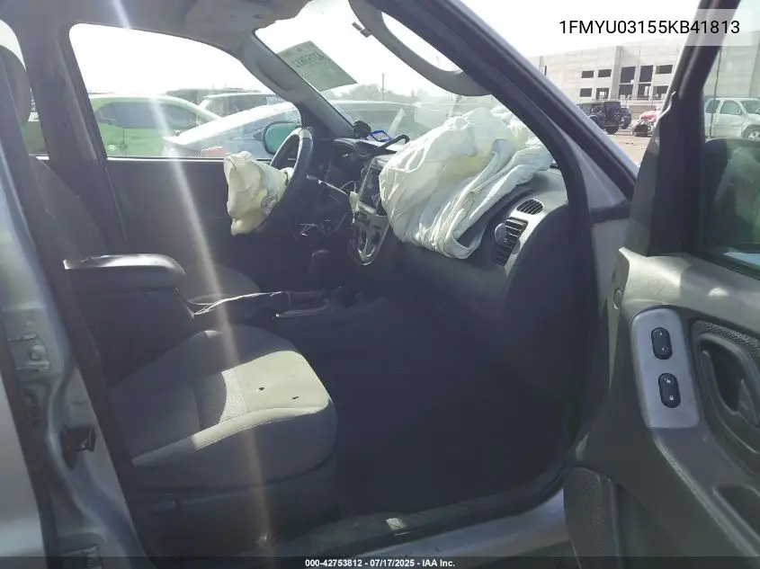 2005 Ford Escape Xlt VIN: 1FMYU03155KB41813 Lot: 42753812
